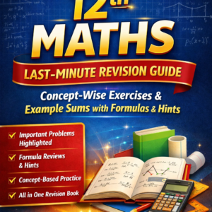 12th Saiveera Maths Last Minute Revision Guide